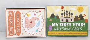 Baby Meilenstein Karten & Milestone Baby Cards auf Englisch 40 süße Babykarten - Bild 1 von 1