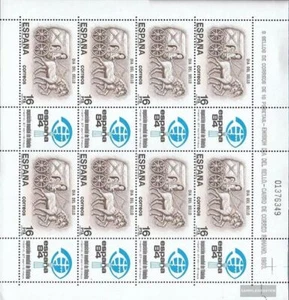 Spanien 2604Zf Kleinbogen (kompl.Ausg.) postfrisch 1983 Tag der Briefmarke - Bild 1 von 1