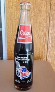 Tennessee Homecoming 1986 Centennial Full Coke Bottle 10oz - Picture 1 of 15