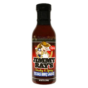 Jimmy Ray's Smoky & Spicy Texas Sweet Southern BBQ Sauce Gluten Free No MSG 12oz - Picture 1 of 8