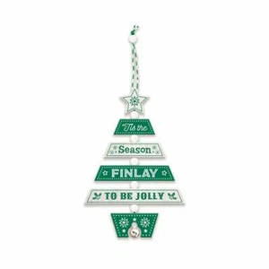 Christmas Tree Decoration - Finlay 269800302 Wooden Hand Crafted - Picture 1 of 4