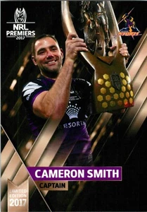 2017 Melbourne Storm NRL Premiers TLA Limited Edition Card - Cameron Smith - Bild 1 von 3