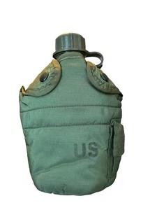 US Military G.I. Water Canteen With Cover LC-2 - Picture 1 of 10