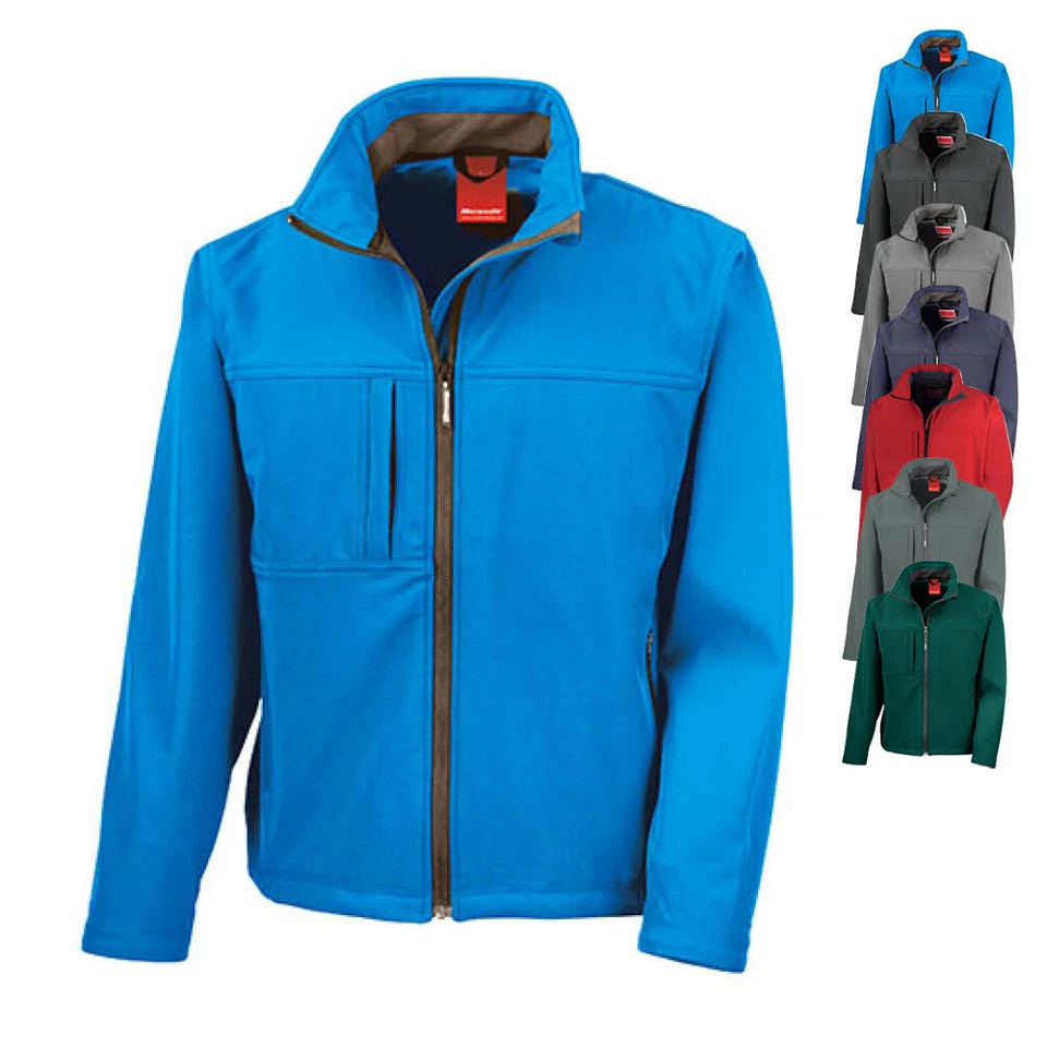 Result Herren Softshell-Jacke CLASSIC SOFT SHELL JACKET Neu RT121 - Bild 1 von 1
