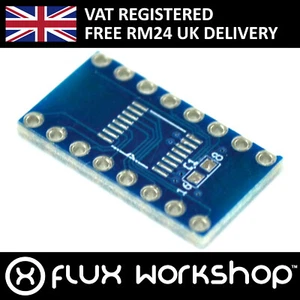 5pcs TSSOP16 Chipset Breakout Adapter Board 2.54mm Prototype Flux Workshop - Picture 1 of 6