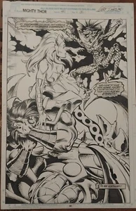 THOR # 451 PG. #30 ENCHANTRESS END SPLASH PAGE by G. ISHERWOOD Origin Art MARVEL - Picture 1 of 5