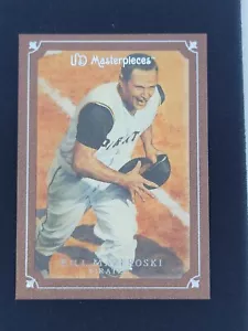 Bill Mazeroski UD 2007 obras maestras mineral de bronce verdadero 1/1 Pittsburgh Pirates - Imagen 1 de 2