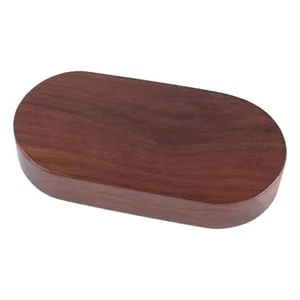 Black Walnut Wood Pedestal Stand For Displaying Figurines And Aromatherapy For - Picture 1 of 12