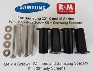 M4 x 45mm 2015-18 Wall Mount Kit +Spacers Samsung K5520 K5500 M5520 M5620 M5600 - Picture 1 of 4