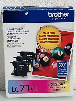 Brother LC713PKS Color Combo Ink Cartridges OPEN BOX 03/2024 - Image 1 of 2