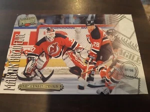 1997-98 Donruss Priority Postcard Martin Brodeur #24 4x6 inches New Jersey - Picture 1 of 1