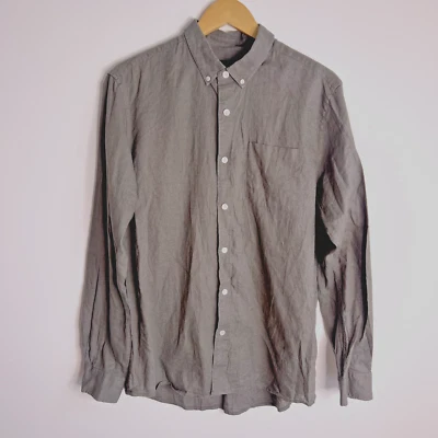 Staple Superior Iconic Mens Long Sleeve Shirt Size Large Olive Green Button Down - Image 1 of 4