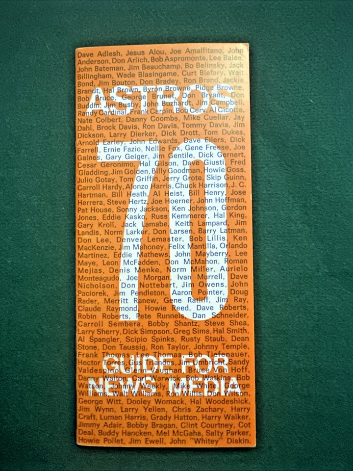 1970 Vintage HOUSTON ASTROS MEDIA GUIDE Press Book Yearbook JOE MORGAN 🔥 - Image 1 of 4