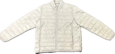 Old Navy Men's Full Zip Puffer Jacket - Rustic Gray Size XL New w/o Tags - Image 1 of 2