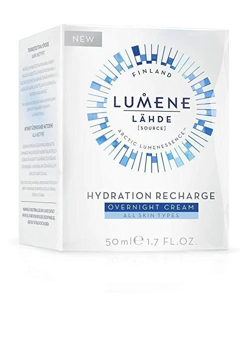1 x Crema de Noche Lumene Lähde Hidratación Recarga Noche 1.7 OZ Foto 1 de 1