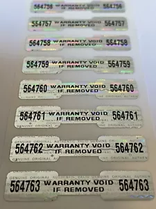 Security Seal No Returns If Removed Stickers Label Warranty Void Tamper Proof - Picture 1 of 3