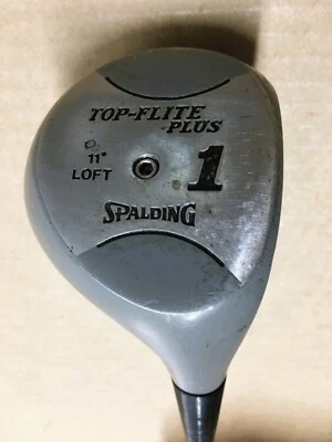 Spalding Top Flite Plus 1 Golf Driver Jet Step 11 Degree Loft USA Made Read Desc - Image 1 of 4