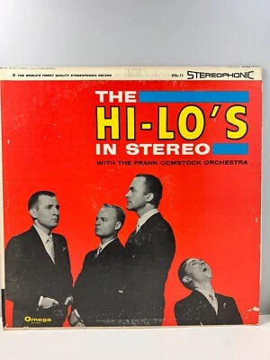 A43 The Hi-Lo's In Stereo w/ Frank Comstock, 1960 Omega Disk OSL-11 - Jazz LP Foto 1 de 3