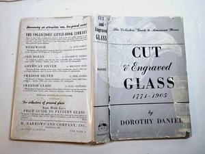 Cut & Engraved Glass 1771-1905 by Dorothy Daniel-First Printing/DJ-1950 - Bild 1 von 19