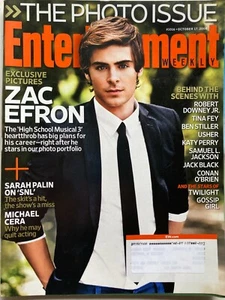 ZAC EFRON October 2008 ENTERTAINMENT WEEKLY Magazine MICHAEL CERA / KATY PERRY - Picture 1 of 1