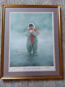 Donald J Zolan  Signed "WINTER ANGEL"  Framed 22" x27" Limited Edition 362/980  - Picture 1 of 5