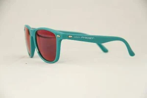 Alain Prost 031 aquagrüne Sonnenbrille graue Gläser lila entspiegelt - Bild 1 von 2