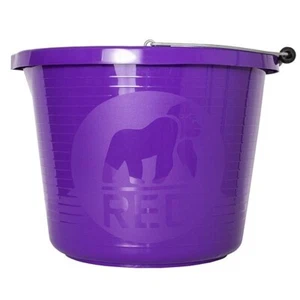 BUCKET HEAVY DUTY GORILLA EQUESTRIAN 15 LTR/ 3 GALLON WATER BUCKET, *FREE POST* - Picture 1 of 9
