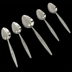 International Silver SEA ISLAND Stainless 1847 Rogers Bros 5 Spoons Set Flatware - Picture 1 of 5