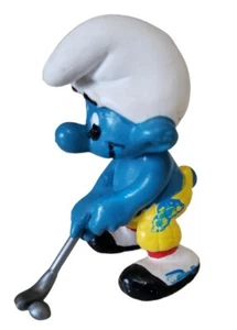 Vintage 1978 Golfer Golf Pro Smurf PVC Golf Yellow Pants 20055 - Bild 1 von 5