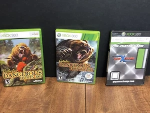 Lot of 3: XBOX 360 Cabela's Dangerous Hunts 2009, 2013, and Survival Video Game - Picture 1 of 12