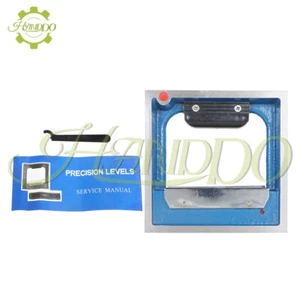 6 × 6" PRECISION FRAME SPIRIT LEVEL Sensitivity .0002" Per 10" - Picture 1 of 8