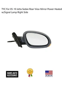 Espejo retrovisor de puerta retrovisor eléctrico térmico con marcador de giro lado derecho compatible con VW Jetta 2005-10 - Imagen 1 de 3