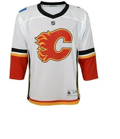 NHL Calgary Flames Hockey Jersey New Youth Sizes MSRP $65 Cover