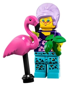 LEGO 71025 Jardinero SELLADO CMF Minifiguras Coleccionables Serie 19 Flamenco Dama - Imagen 1 de 3