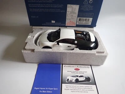 AUTOart 1:18 BUGATTI VEYRON SUPER SPORT PUR BKABC EDITION Alloy car models - Image 1 of 4