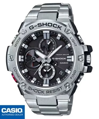 CASIO GST-B100D-1AER⎪GST-B100D-1A⎪G-SHOCK⎪G-STEEL⎪BLUETOOTH⎪TOUGH SOLAR⎪METAL - Imagen 1 de 4