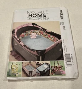 McCalls M5829 Baby Infant Sewing Pattern bumpers changing pad diaper bag UNCUT - Picture 1 of 4