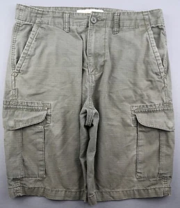 Pantalones cortos de carga Sonoma Ripstop para hombre verdes 100 % algodón talla 31 - Imagen 1 de 9