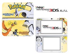 XL06 Vinyl Skin Sticker Decal Cover for NEW Nintendo 3DS XL - Pokemon Heart Gold