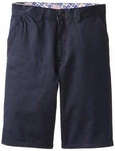 Genuine Girls' Twill Short, Warm Navy, 4 - Picture 1 of 2