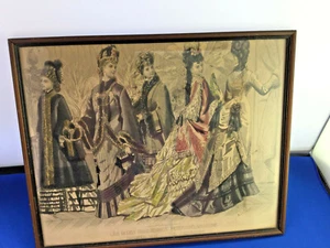 Les Modes Parisiennes Peterson's Magazine Engraved & Printed By Illman Brothers  - Picture 1 of 10