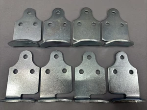 8 PCs Utility Trailer Wood Sides Latch Rack Stake Body Gates Corner Brackets NEW - Bild 1 von 9