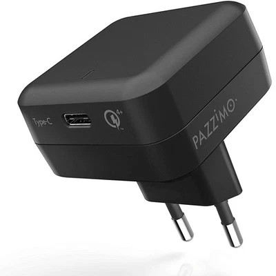 Pazzimo Ladegerät USB-C Qualcomm Quick Charge 4+ QC 4.0 Power Delivery Netzteil - Bild 1 von 4