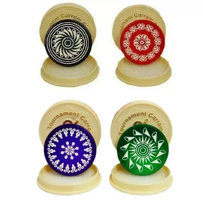 1 x India DP Tournament Carrom Carom Board Flicker Striker Coins Plastic - Image 1 of 4