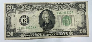 Series 1934-A 20 Dollar Bill Federal Reserve Note - Picture 1 of 2