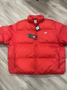 NWT $200 Men’s Nike Puffer Jacket PrimaLoft Loose Fit Red Size XXL FB7368-657 - Picture 1 of 9