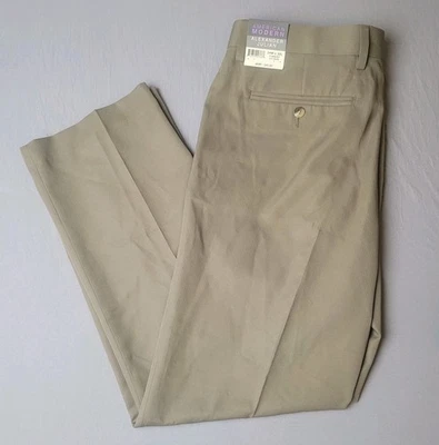 Alexander Julian American Modern Hombre Pantalones 34x30 Marrón Vestido Pantalones Pantalón Foto 1 de 4
