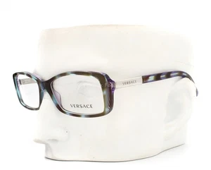 Versace MOD 3140 873 Eyeglasses Glasses Crystal Clear Multi Stripe 52-15-135 - Picture 1 of 10