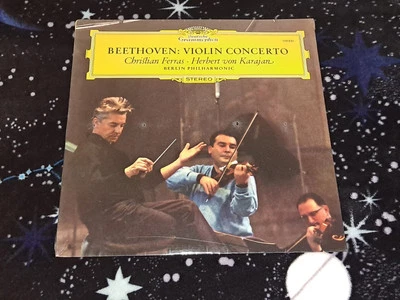 LP- Von Karajan, Ferras Beethoven: Violin Concerto  -  Sealed - Image 1 of 2