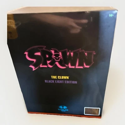 SPAWN MCFARLANE GOLD LABEL THE CLOWN BLACK LIGHT EDITION ONLY 3200 PIECES *NEW* - Image 1 of 3